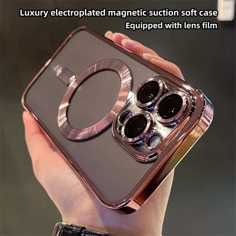 iPhone 13 Pro Max Case Hülle - Jelly cover glass semi-durchsichtig