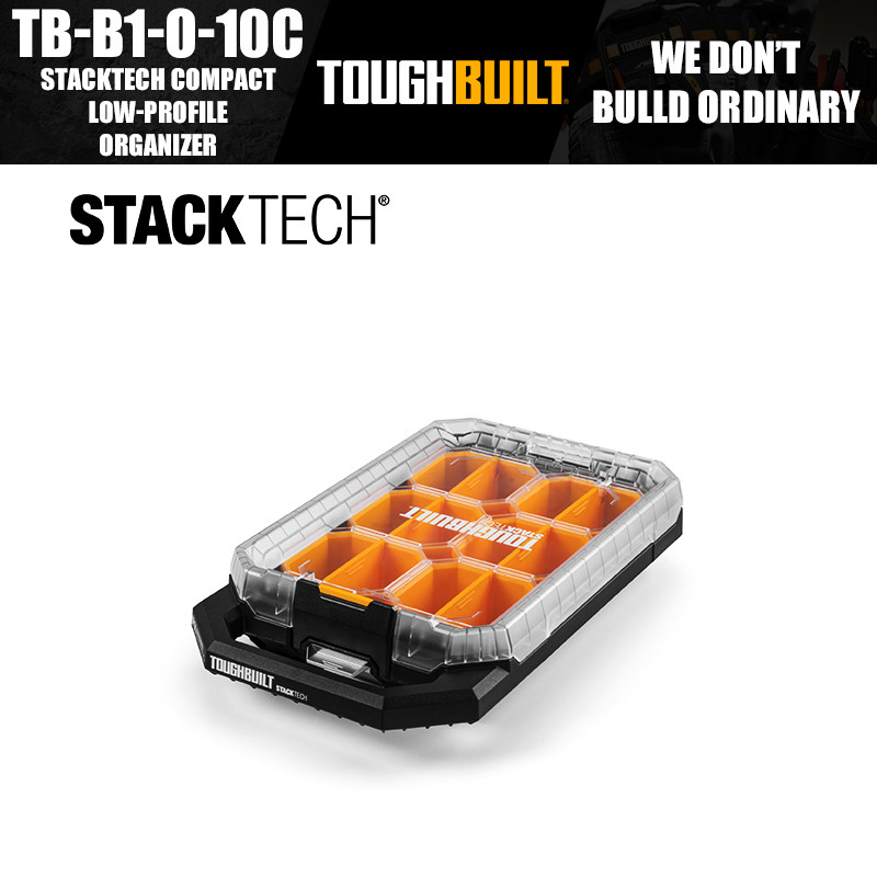 ToughBuilt TB-B1-O-10C StackTech Compact Low-Profile Organizer Tools ...