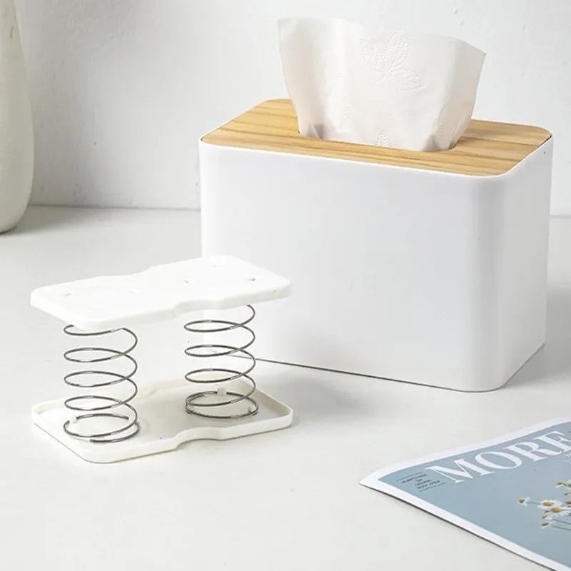 Durable Tissue Box Spring Holder / Automatic Lifting Spring Loaded ...