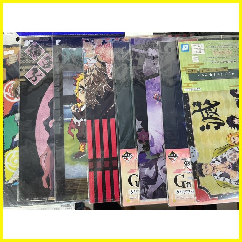 Anime Clear File/Folder (Demon Slayer, Jujutsu Kaisen, Re;Zero, Tokyo ...