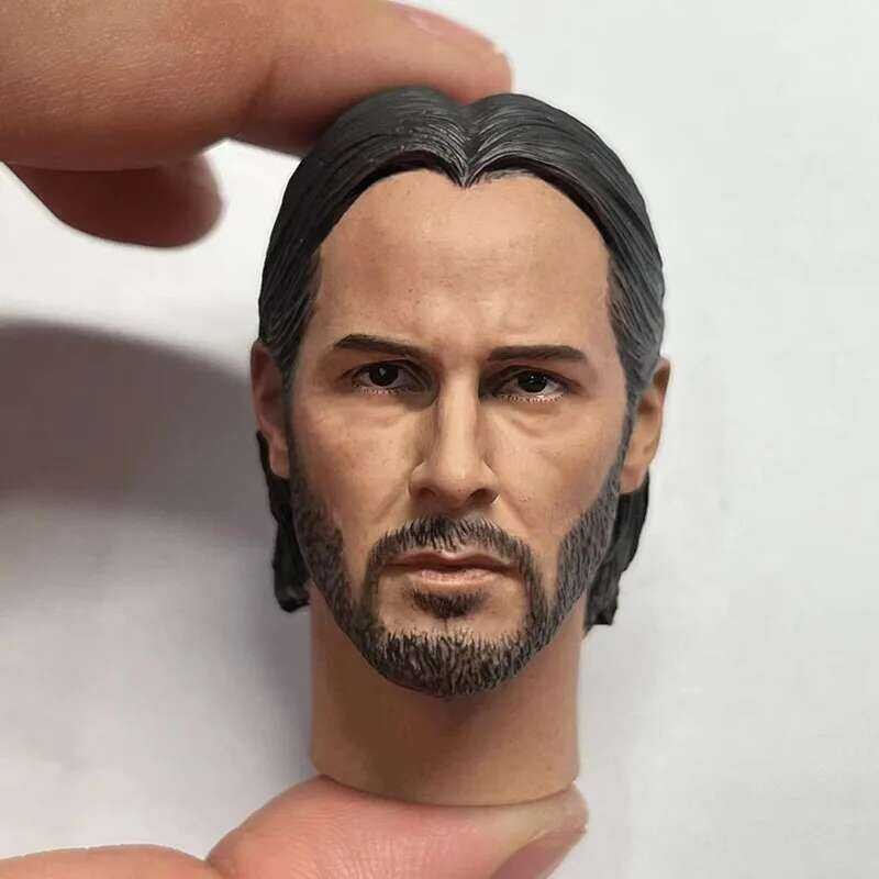 1/6 Keanu Reeves Head Sculpt Carving Mod For 12'' Male Action Figure ...