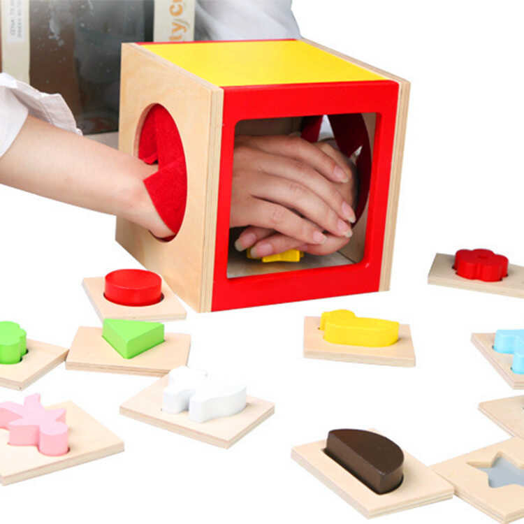 Blind Box Development Sensory Building 1 Blocks Toy Wooden Intelligence ...