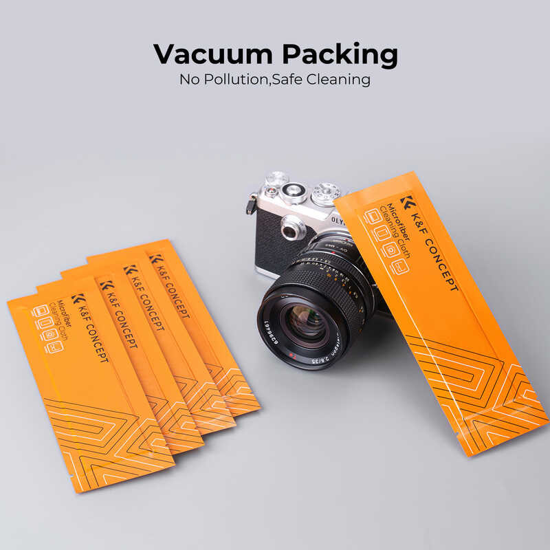 Concept K&F 20Pack 15X15cm Individually Vacuum Wrapped Microfiber ...