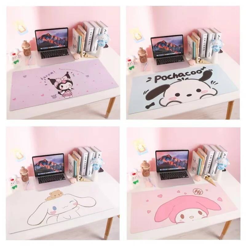 Sanrio Large Size Office Desk Mat Hello Kitty Melody Kuromi Cinnamoroll ...