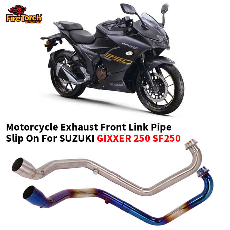 Full 3 System For SUZUKI GIXXER250 Gixxer 250 SF250 Motorcycle Exhaust Modified Escape Moto