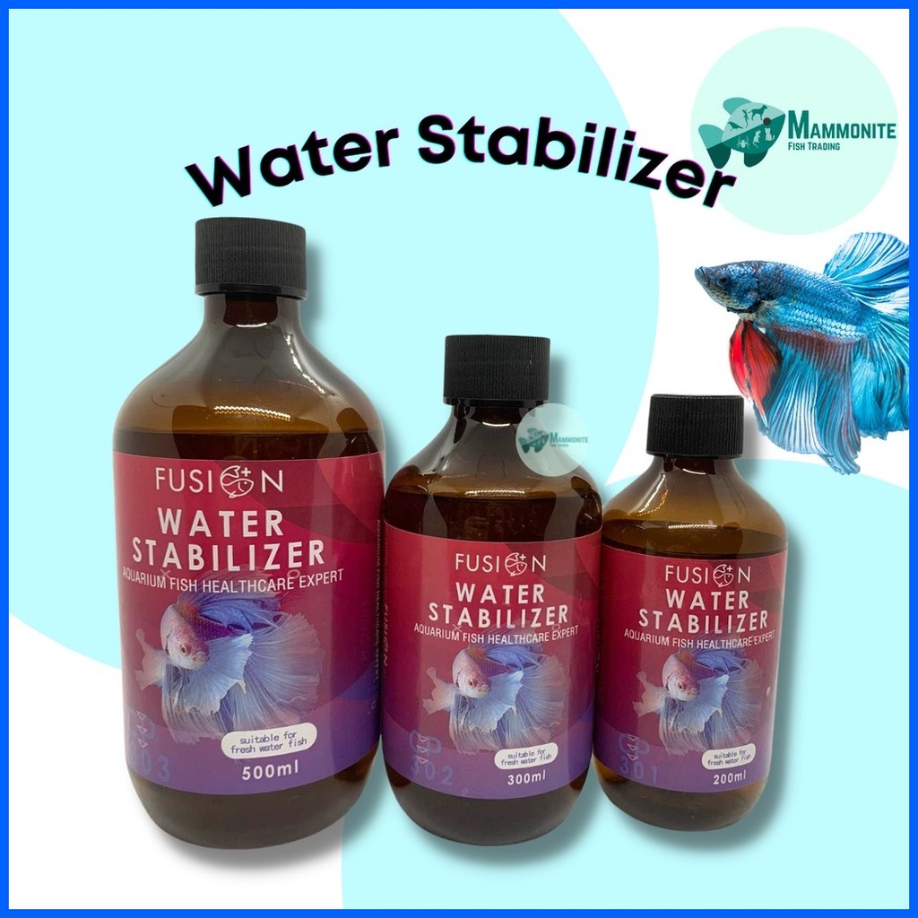 Picture Idea: ๑ Aquarium Tank Fusion Water Stabilizer Chlorine Neutralizer Anti