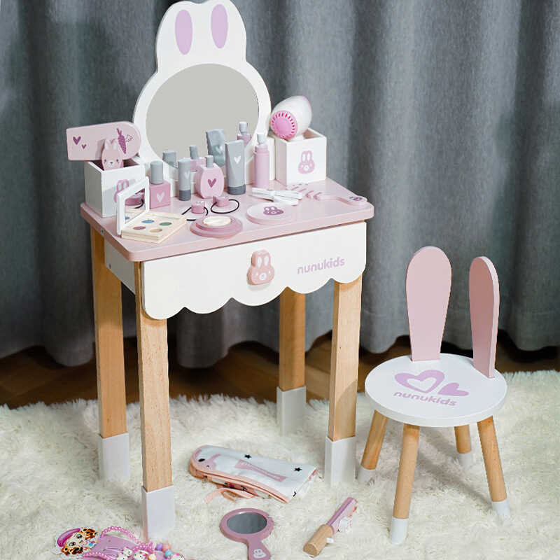 Children's dressing table, little girl playing house, princess baby ...