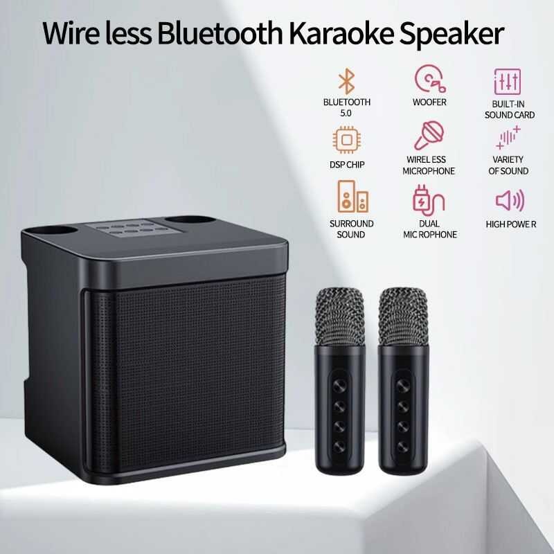 Stereo 3D Amplifier Wireless Portable Karaoke Bluetooth Speaker Gamit ...