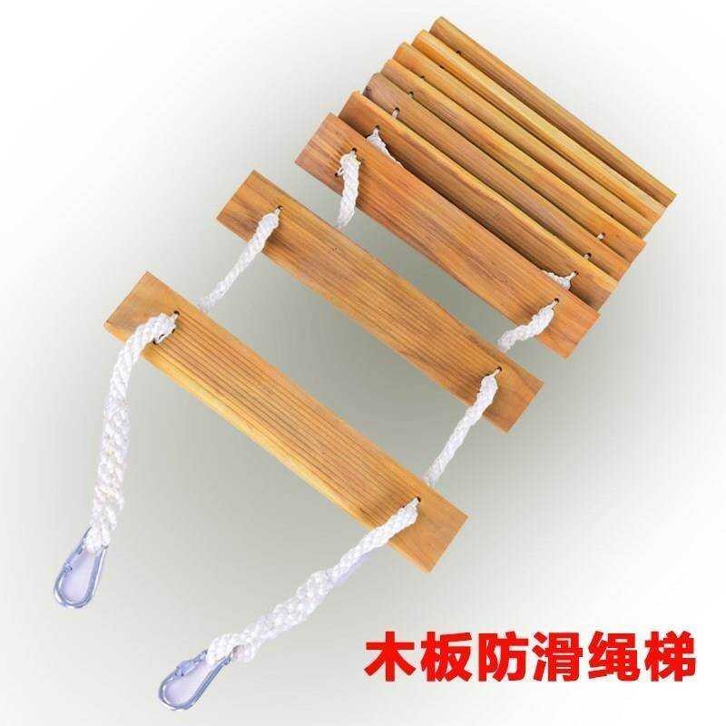 Fire rescue soft ladder, safety escape rope ladder, up and down laying ...