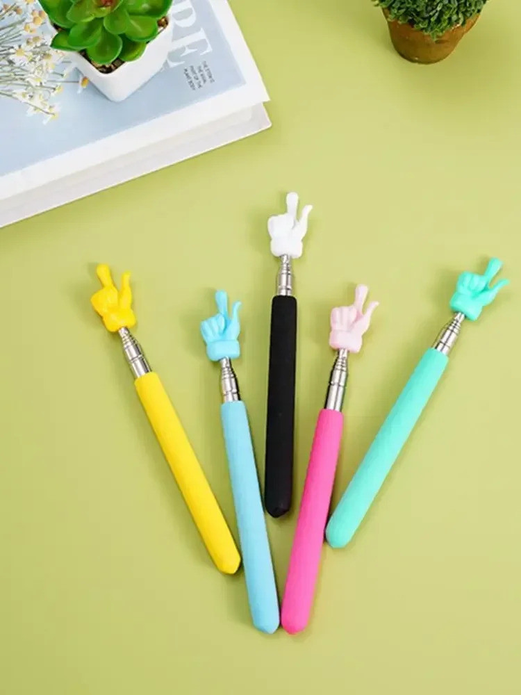 Retractable Teacher Pointer Finger Design StainlessSteel Telescopic ...