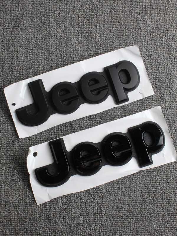 Black License Plate Frame For Jeep Cherokee – Premium Matte Letters, Zinc Alloy