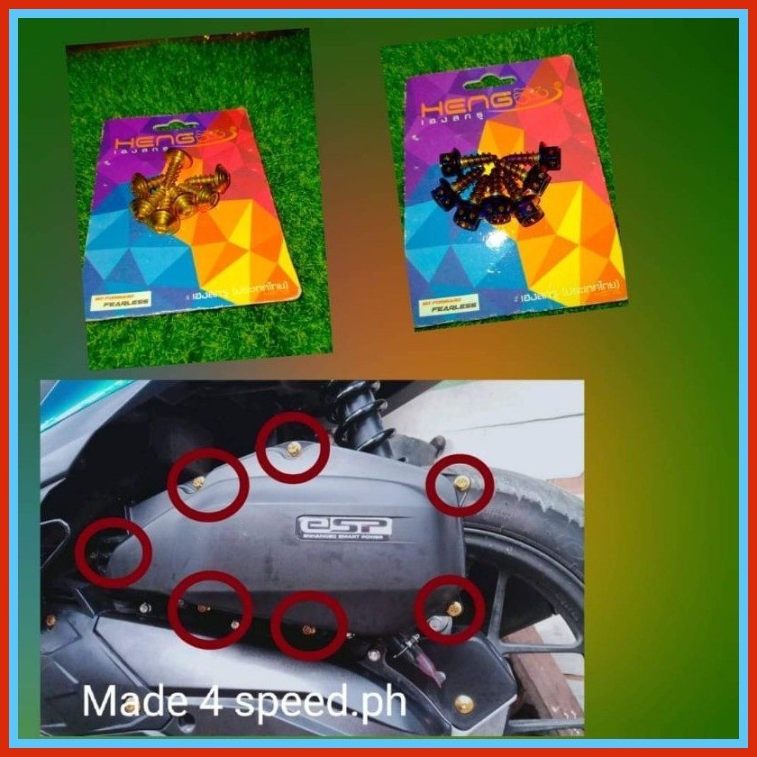 Airbox Bolts set for honda click v2/v1/v3 (plug and play) | Shopee ...