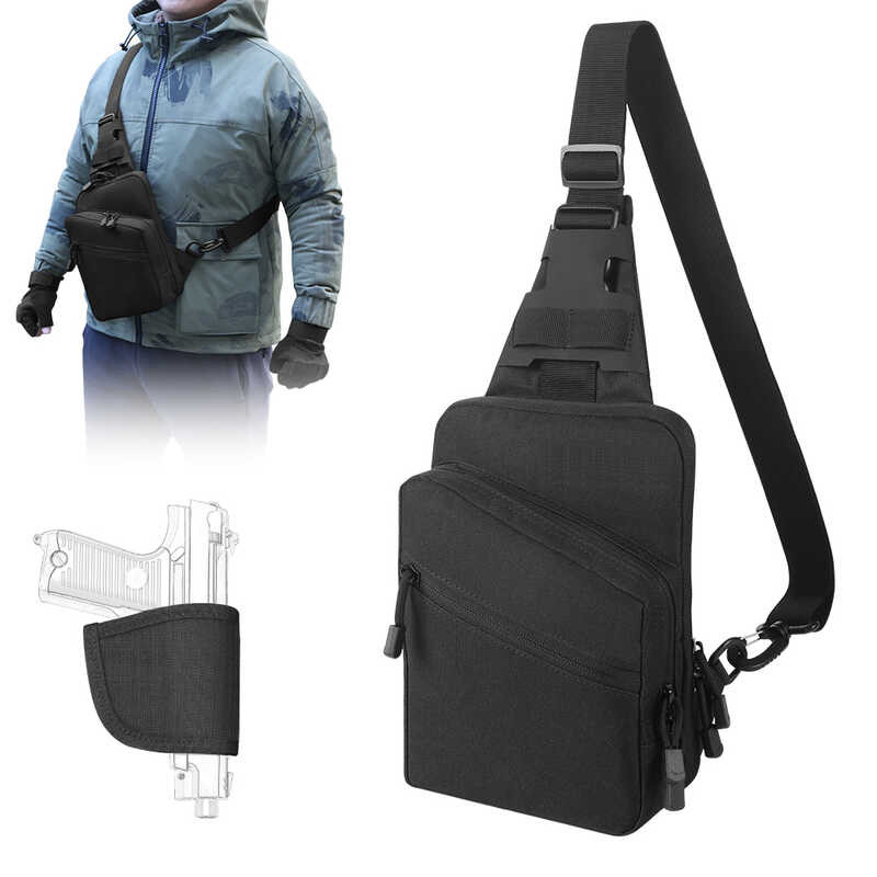 Concealed Gun Carry Gun Holster Hand Pistol Crossbody Shoulder Chest Sg ...