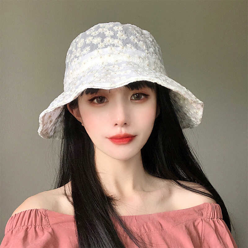 Lroveb Women Denim Bucket Hats For Women Cute Summer Fisherman Hat Sun Hat