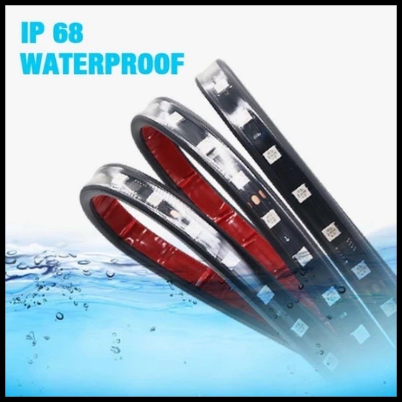 12v 24V LED Truck Light Strips Ambient Light Brake Warning Driving ...