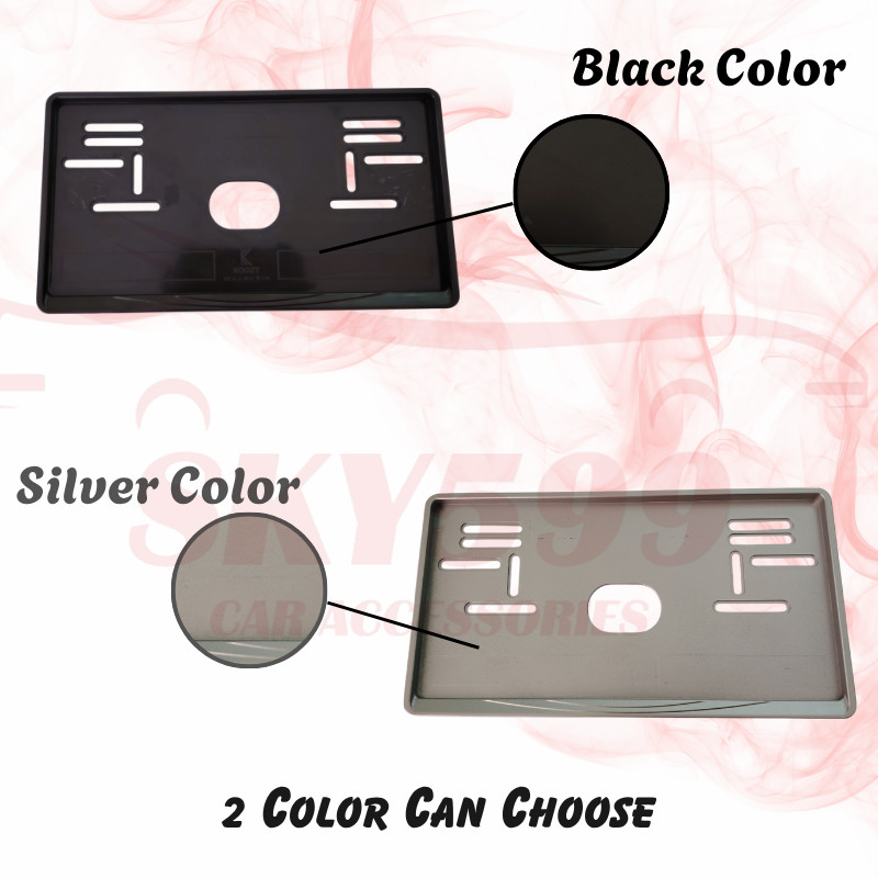 UNIVERSAL CAR LICENSE PLATE FRAME NUMBER PLATE HOLDER Vios Bezza Axia ...