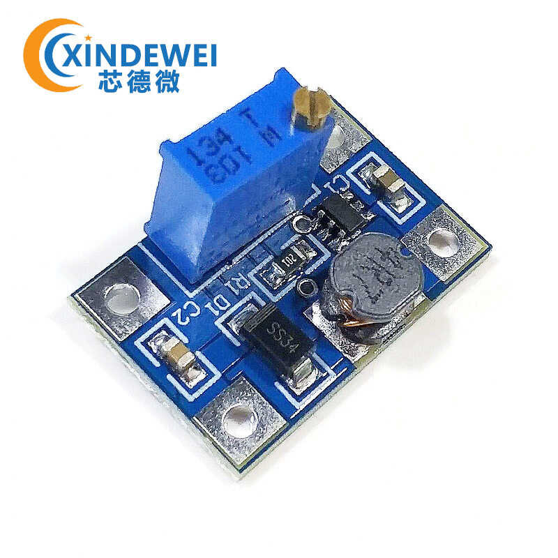 SX1308 adjustable boost module, high current 2A power module, DC-DC ...
