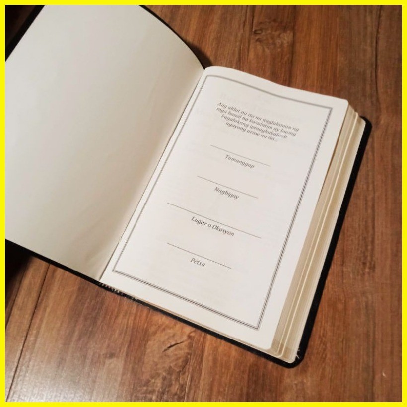 KJV TAGALOG GIANT PRINT HOLY BIBLE Filipino Book Leatherbound Bagong ...
