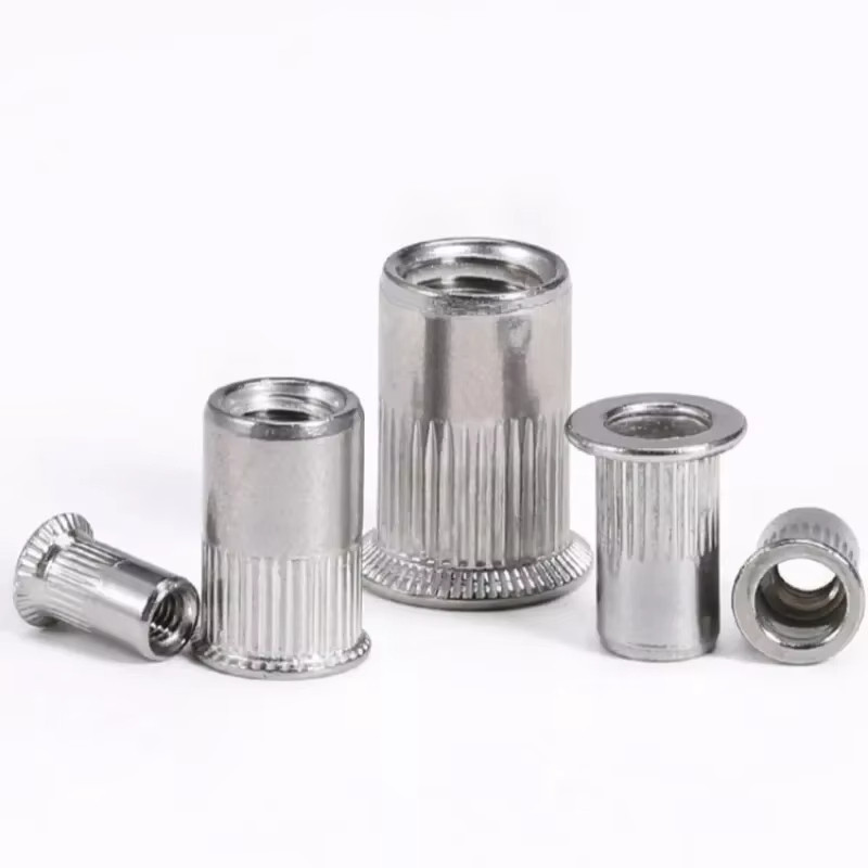 [HKH] Rivet Nut M3 M4 M5 M6 M8 M10 M12 304 Stainless Steel Flat Head ...