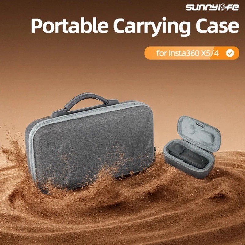 Carrying Case For Insta360 X5 Travel Storage Bag Protective Shell Box ...