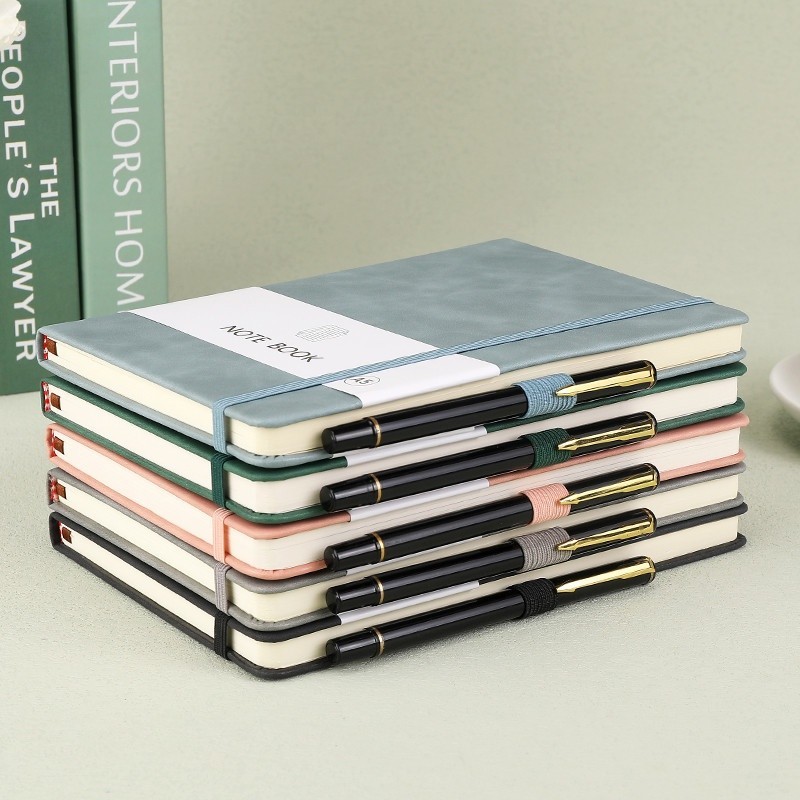 A7 Beautiful Pockets Portable Notebooks Business Stationery Thick ...