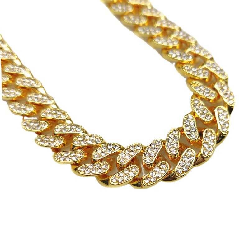 Zinc Alloy New Same 13mm Wide Volkswagen Hip Hop Cuban Chain Big Gold ...
