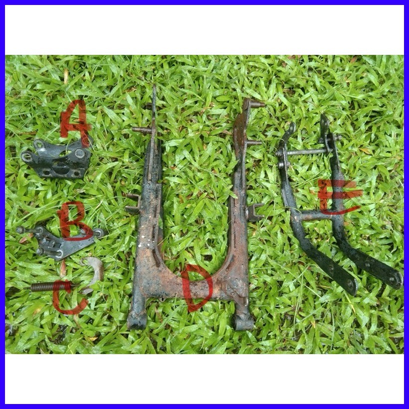 TMX 155 Swing Arm | Engine Bracket | Engine Hanger | Center Stand ...