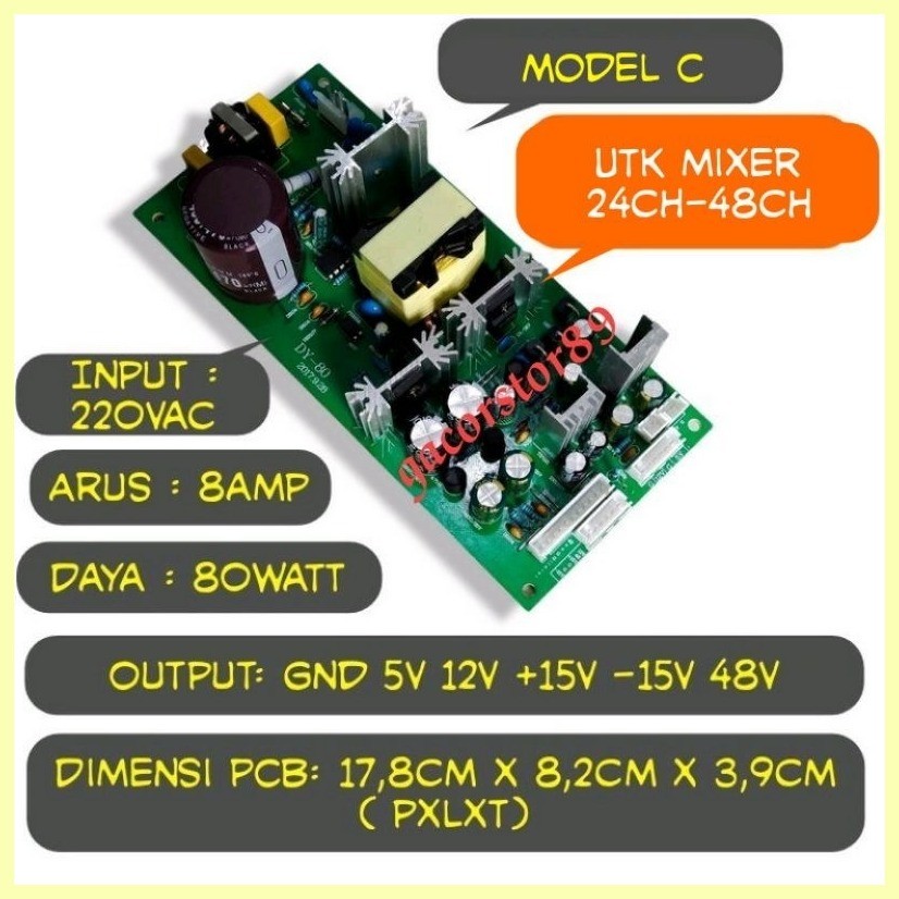 Multi universal audio mixer regulator power supply | Shopee Philippines