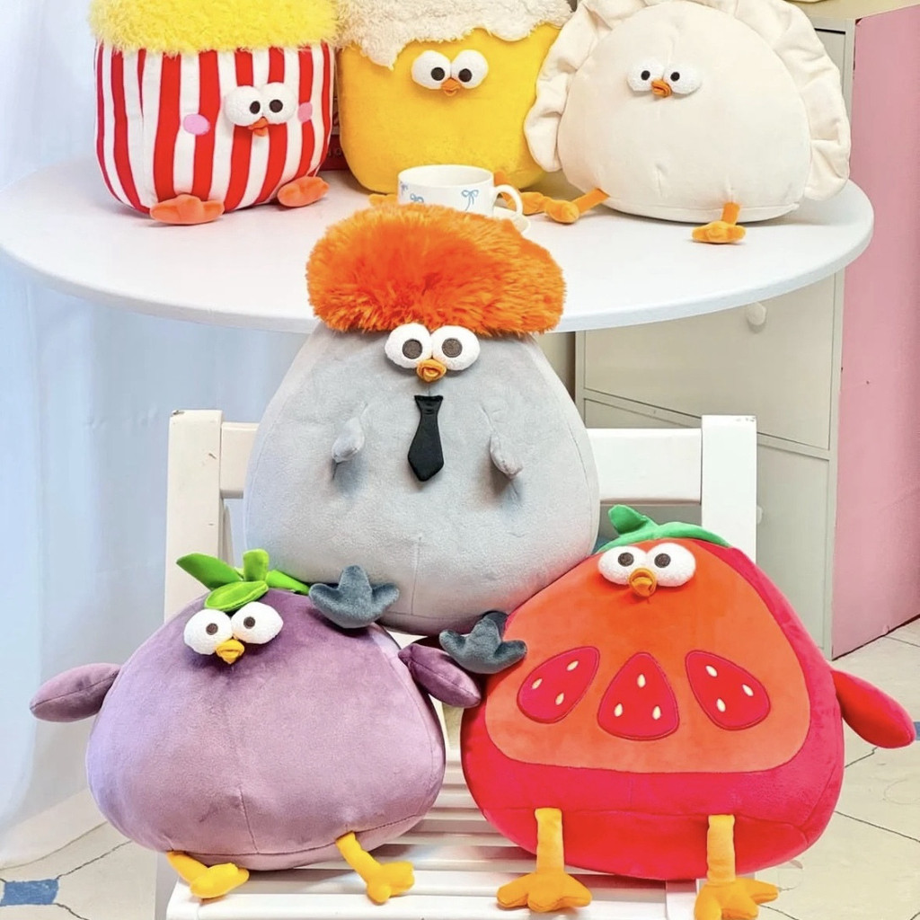 PLUS High Quality Tomato Chicken Plushy Doll Fun and Funny Tomato ...