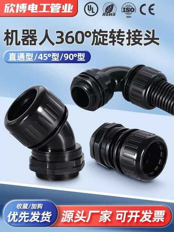 Curated visual reference: Xinbo Robot Corrugated Pipe 360 45 90 Degree Elbow Pa6 Photo Inspiration