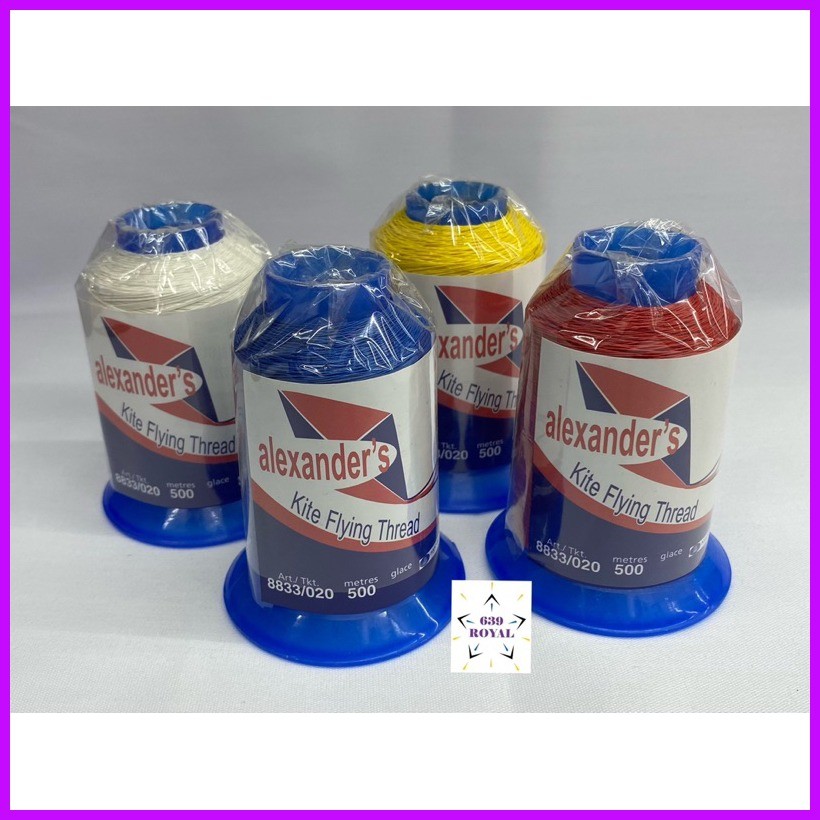 Alexanders Kite Flying Thread By Manila Bay (sold per cone) | Shopee ...