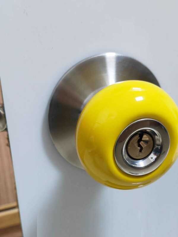 ☺ Ceramic Pastoral Door Lock Universal Indoor Bedroom Bathroom Old ...