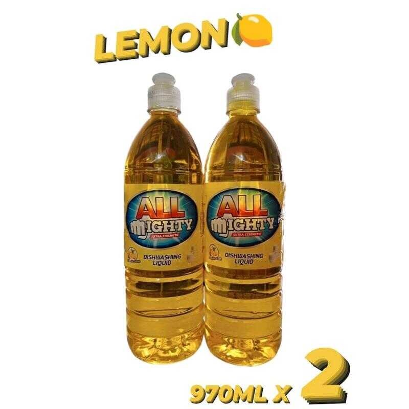 Mighty Clean Dishwashing Liquid 970Ml X 2Bottle | Shopee Philippines