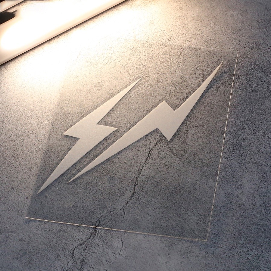 2pcs Lightning Thunder Kidlat Sticker Decals for Motorcycle Stickers ...