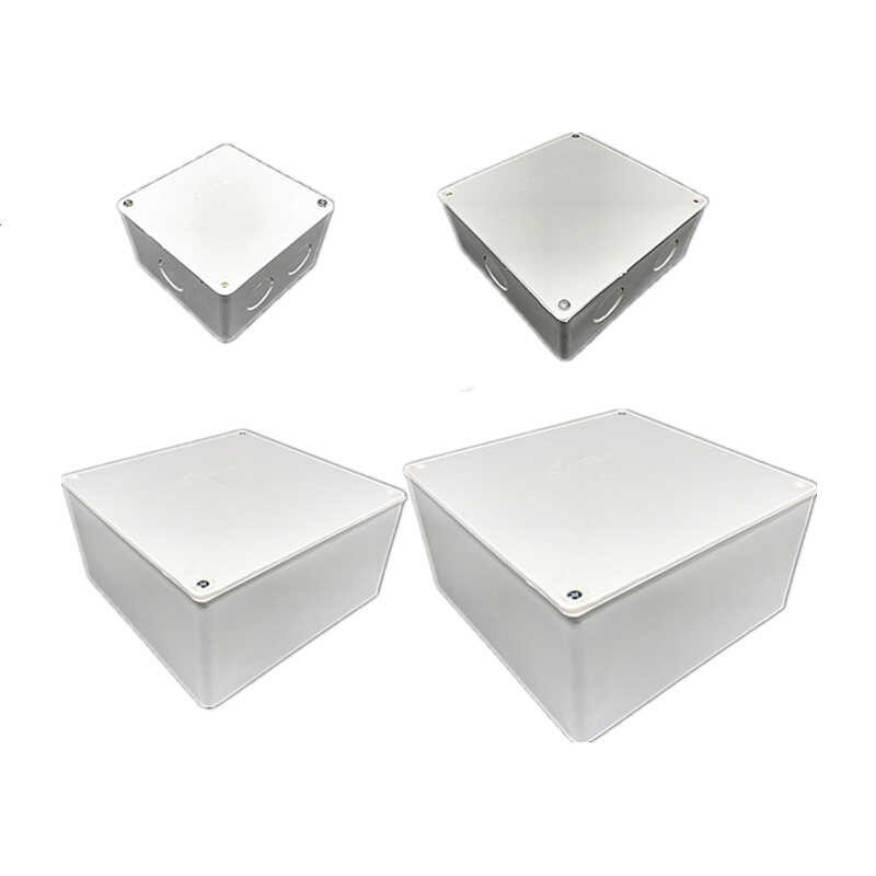 Junction Box PVC Weak Current Box Wiring Box Flame Retardant Plastic ...