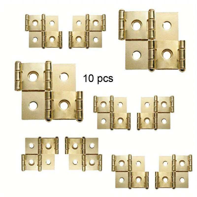 Furniture 10Pcs Folding Screen Hinges Hardware Bedroom Bathroom Door ...