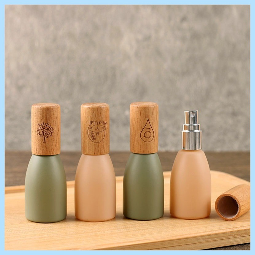 ♞Morandi Color Spray Bottle 12ml Perfume Spray Bottle Log Cap Sub ...