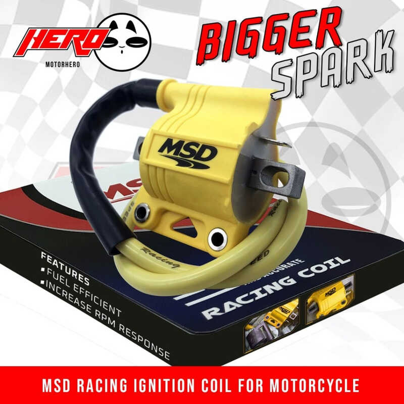 Racing MSD Ignition Coil Universal Bigger Spark And Increase R Response ...