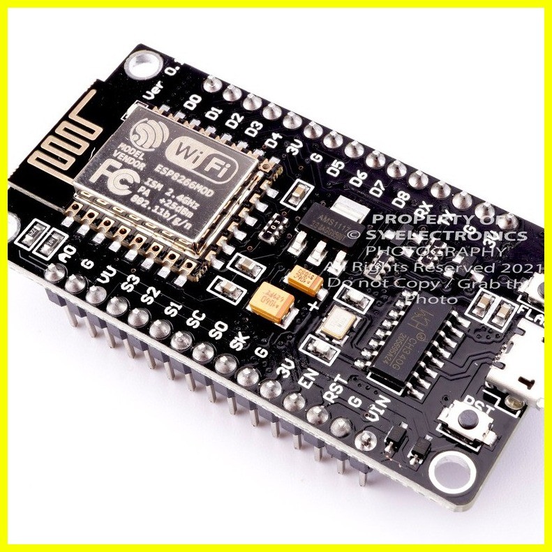 NodeMcu v3 LoLin Lua, ESP8266 ESP-12E CH340G USB 4MB Modul kitörési tábla