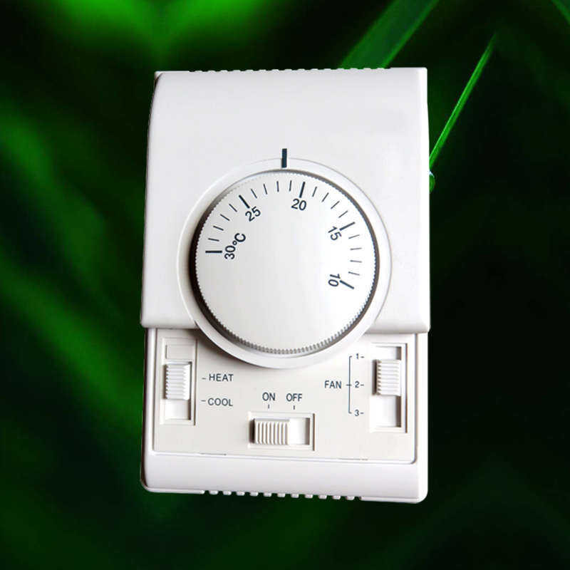 Central Air Conditioner Thermostat Mechanical Large Dial Fan Coil Three ...