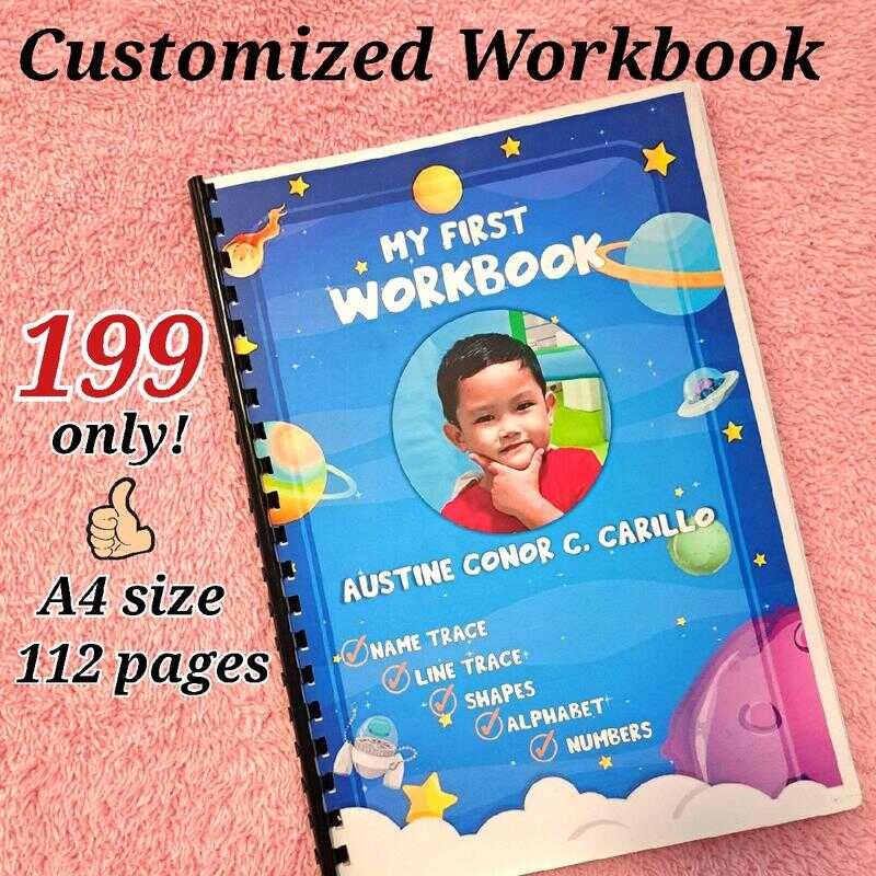 100++Pg For 199 Pesos Customized Activity Workbook Kids With NAME TRACE ...
