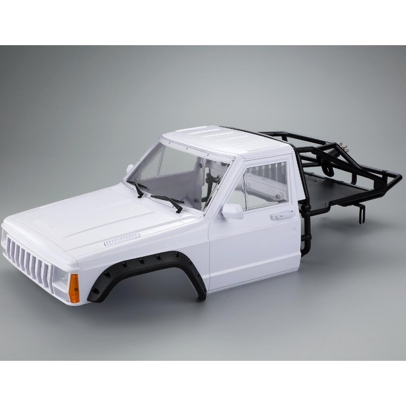 INJORA RC Car Cherokee Body Cab & Back-Half Cage for 1/10 RC Crawler ...