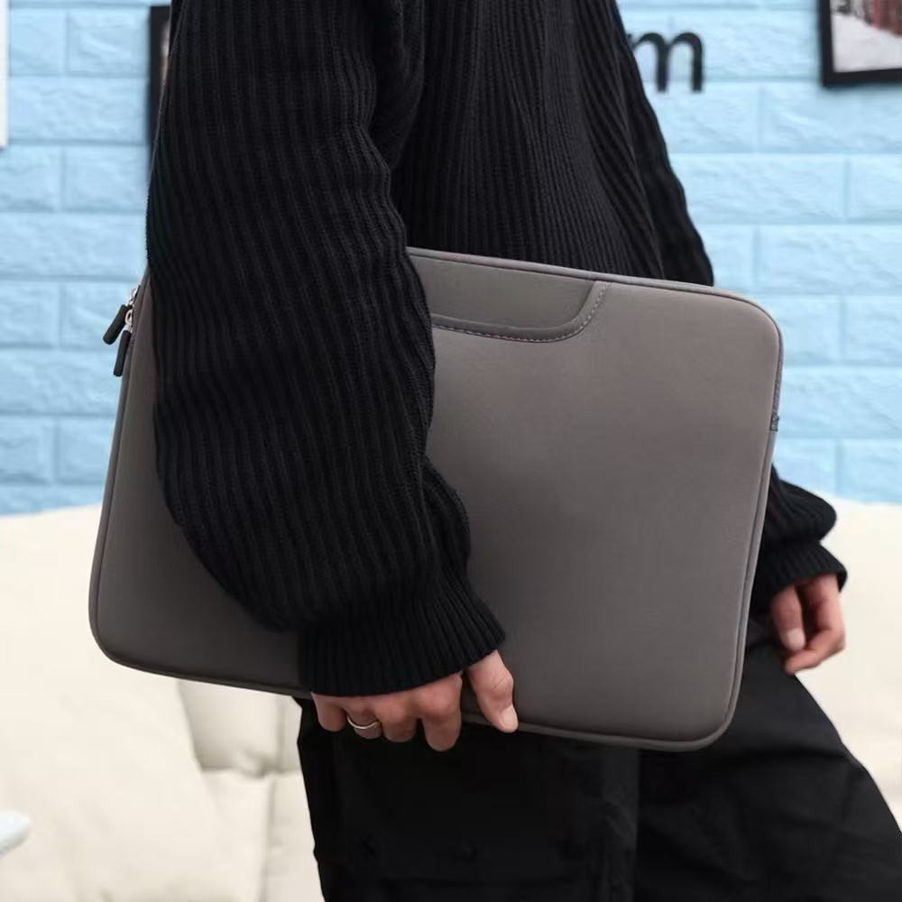 High end laptop bag 13/14/15.6-inch zipper soft cover, briefcase ...
