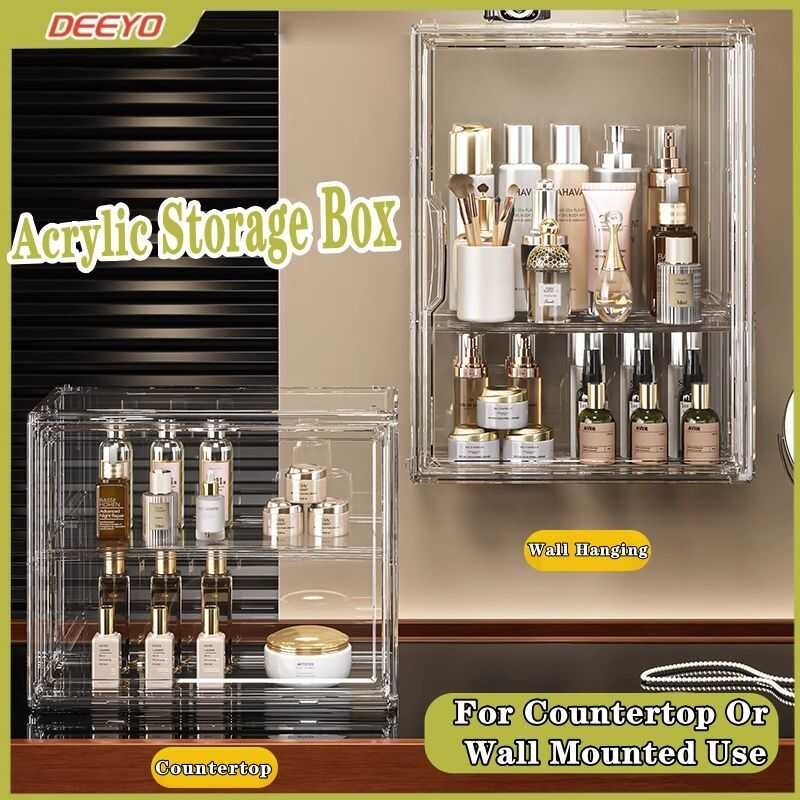Containing Partitions Acrylic Display Case Popmart Storage Organizer ...