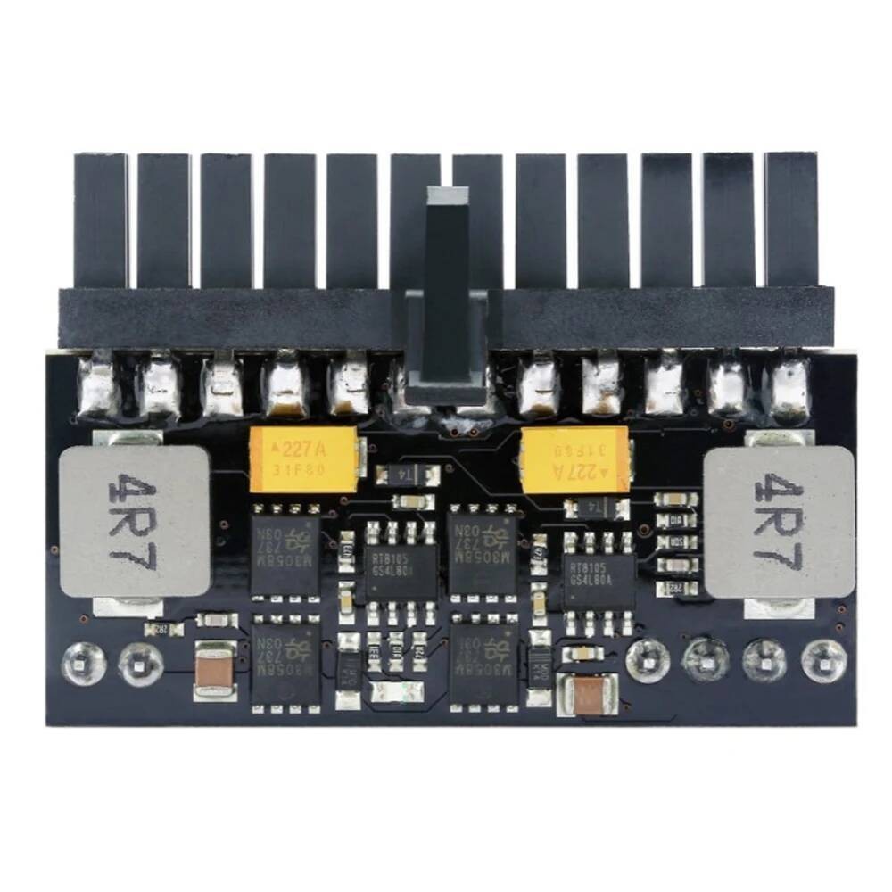 Alimentatore DC-ATX 150W Realan Mini ITX - 24pin 12V Input Per PC Compatti - 2