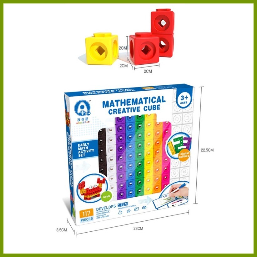 Linking Cubes with Activity Cards Set Numberblocks Math Link Cubes Snap ...