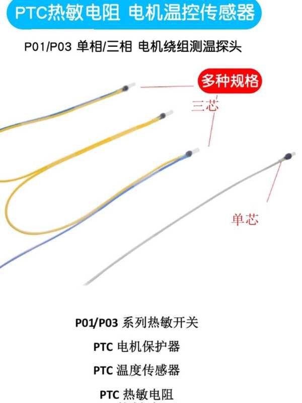 PTC Thermistor Control Sensor P01/P03 Single Core/Three Core Motor ...