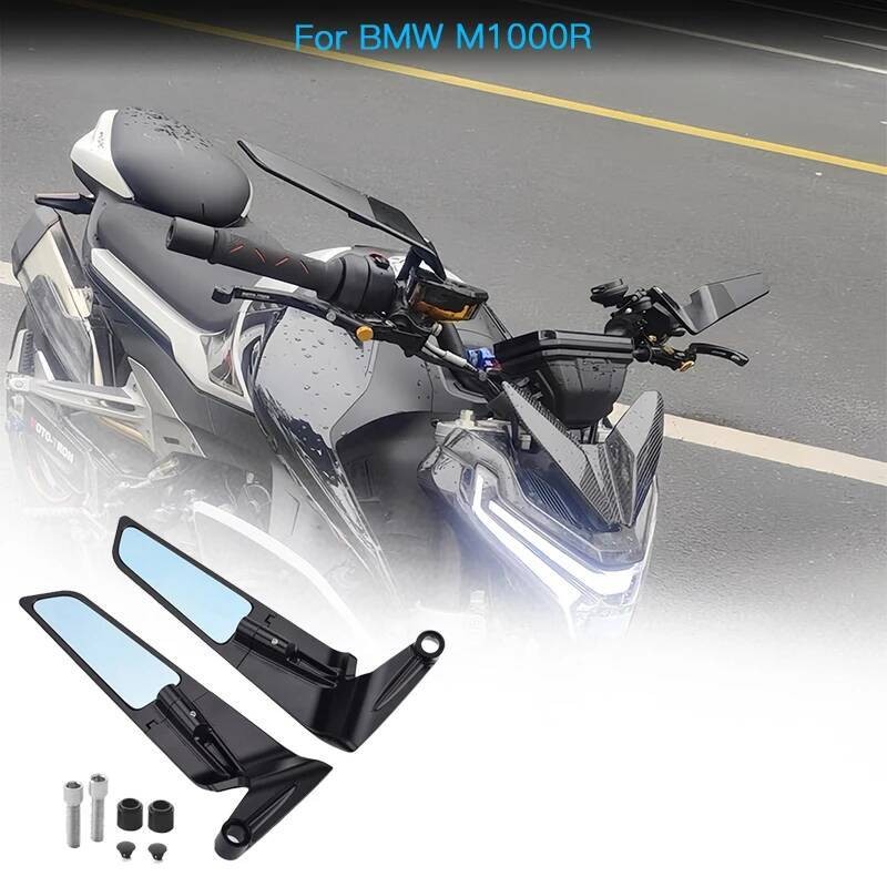 Modified Motorcycle Wind Wing Adjustable Rotating Rearview Mirror ...
