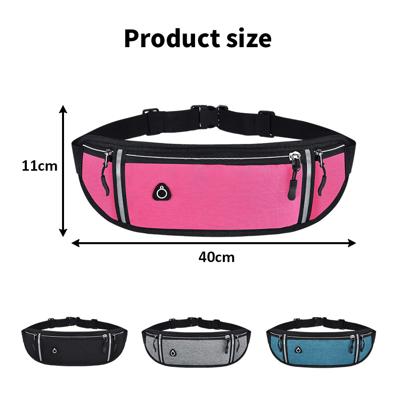 Waist Bags Running Bag Adjustable Portable Pouch Runners Workout Waist ...
