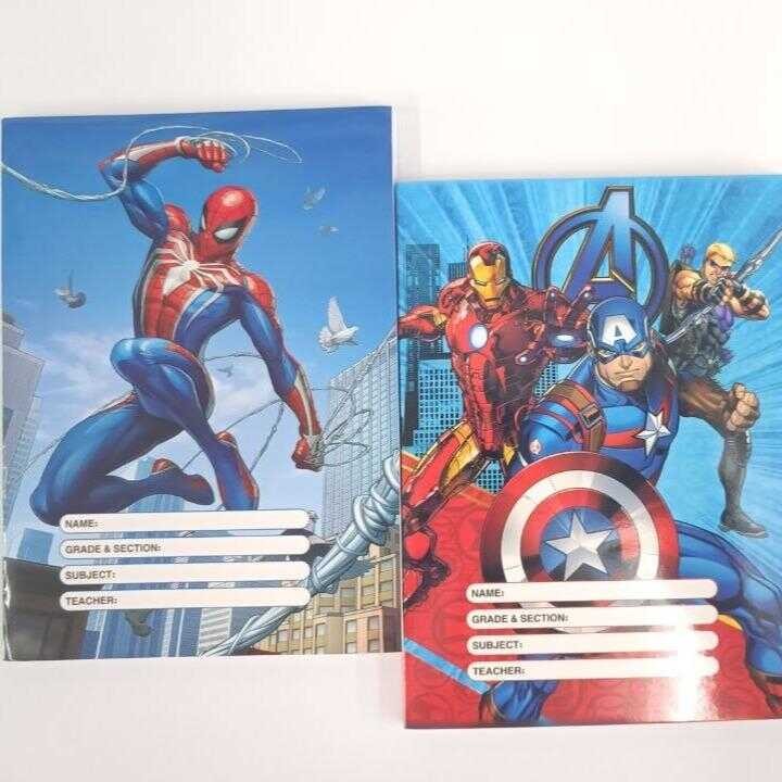JF Notebook Composition And Writing Spiderman And Avengers Design 80 ...